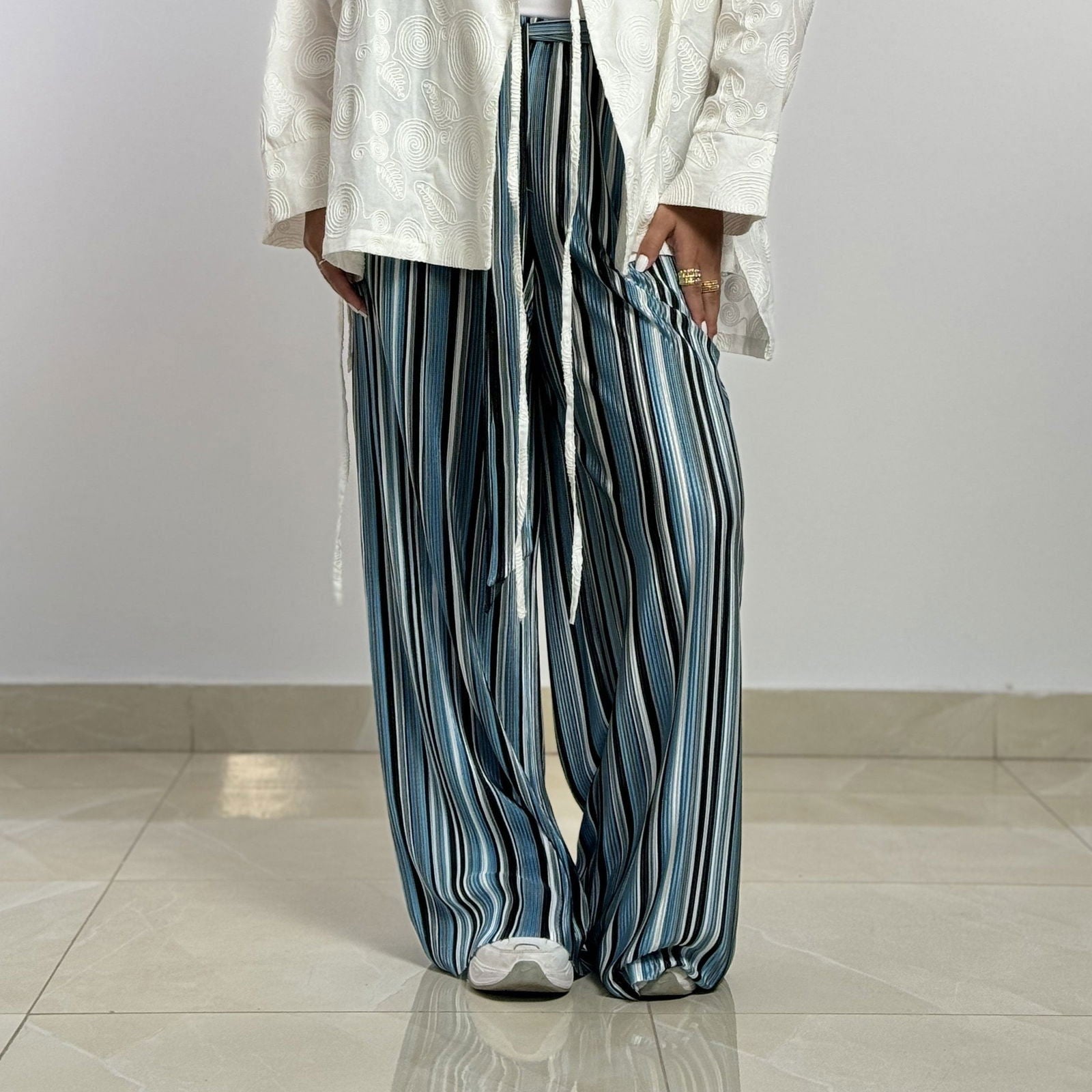 Sea Side Pants Bluish - AB ESSENTIALS