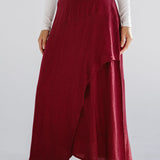 Seashell Skirt Burgundy - AB ESSENTIALS