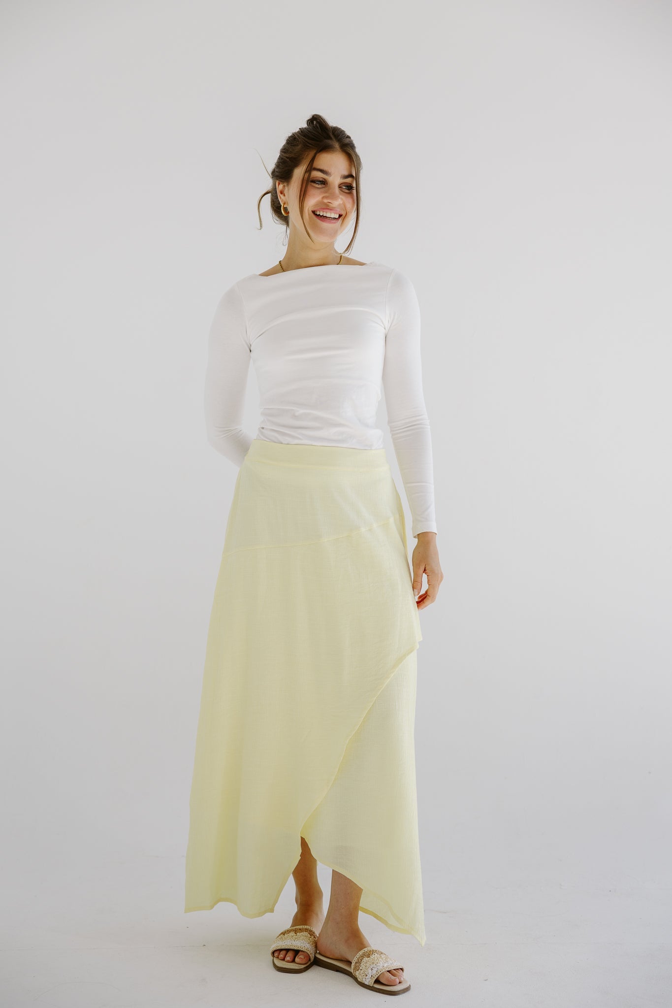Seashell Skirt Butter Yellow - AB ESSENTIALS