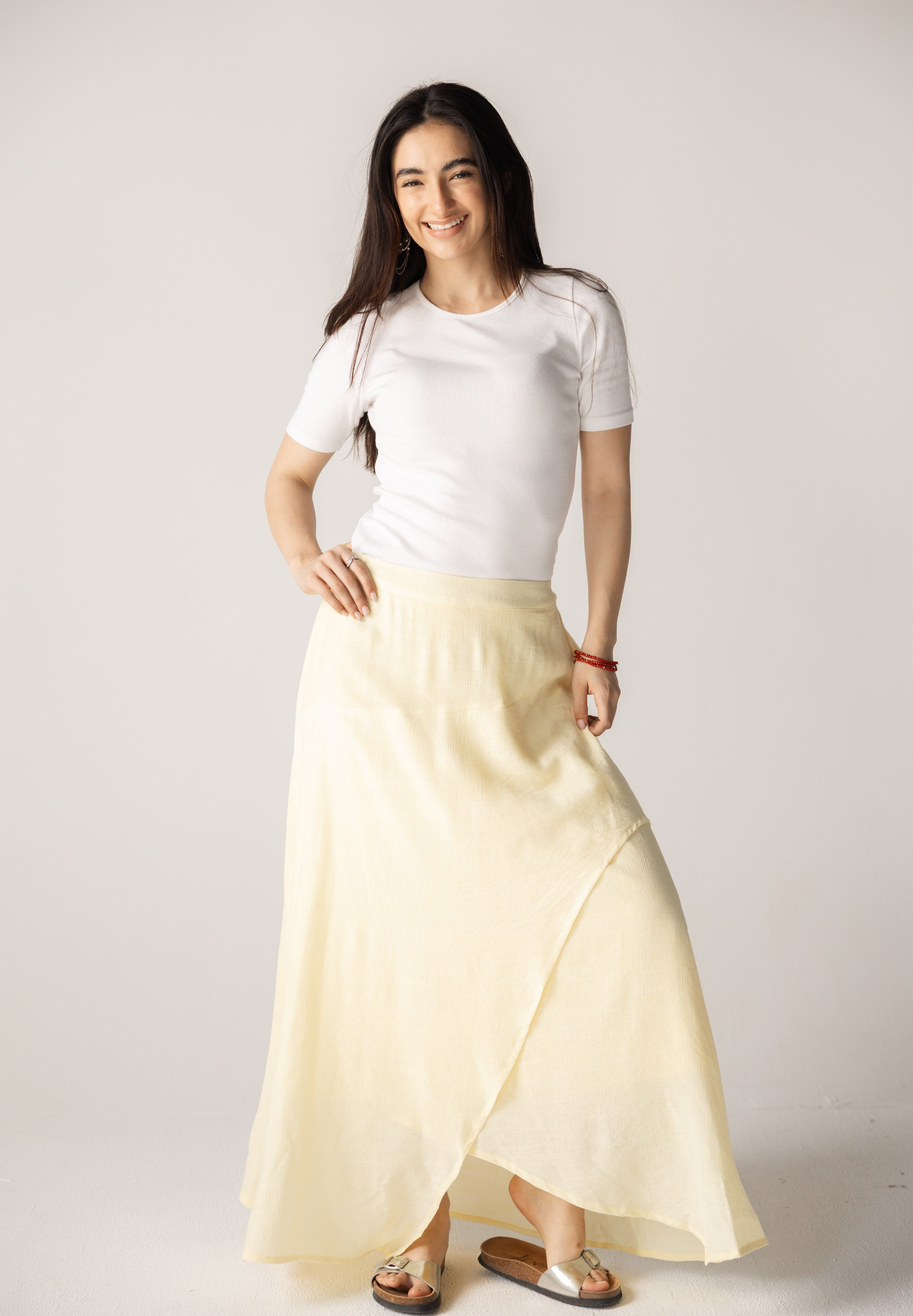 Seashell Skirt Butter Yellow - AB ESSENTIALS