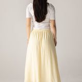 Seashell Skirt Butter Yellow - AB ESSENTIALS