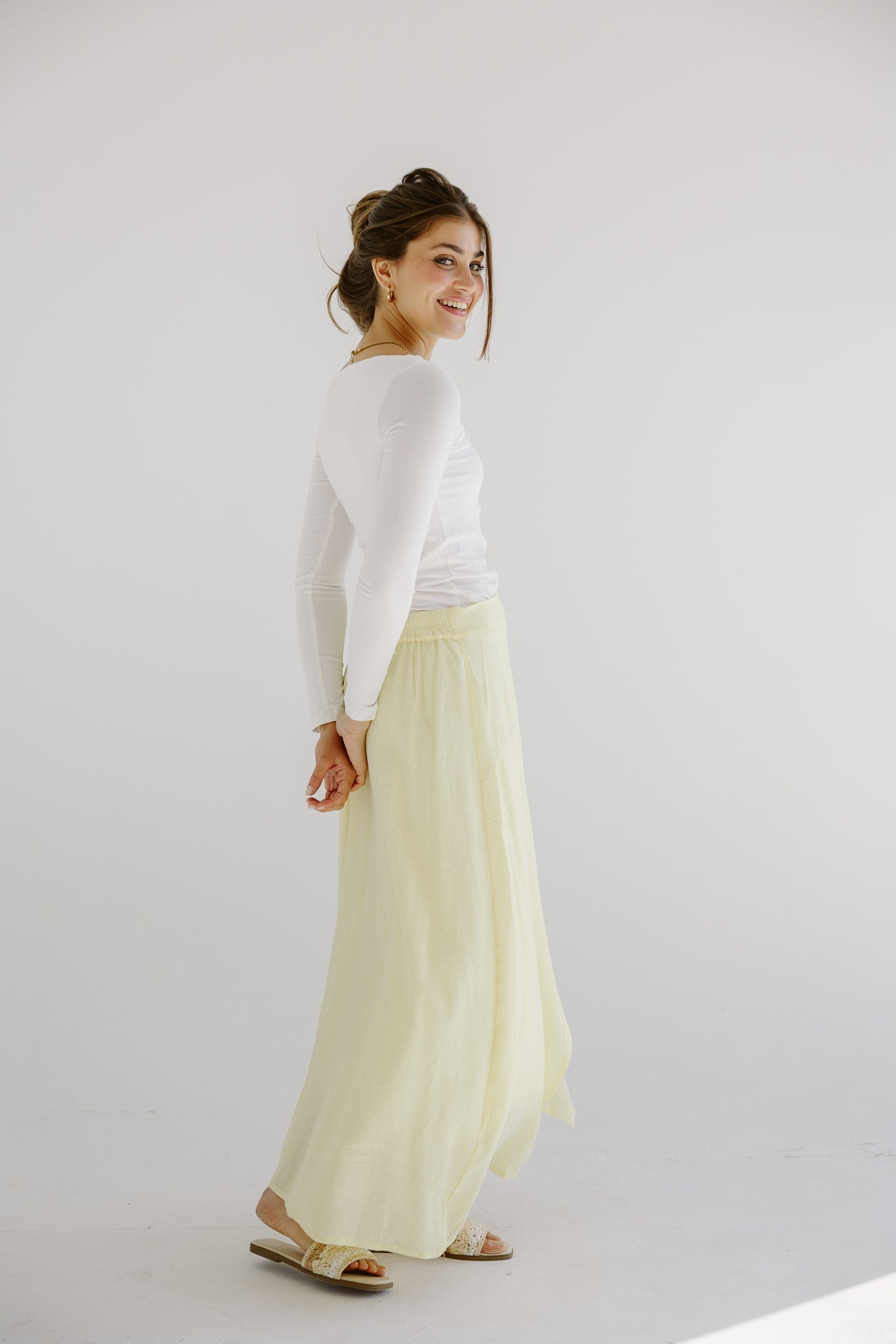 Seashell Skirt Butter Yellow - AB ESSENTIALS