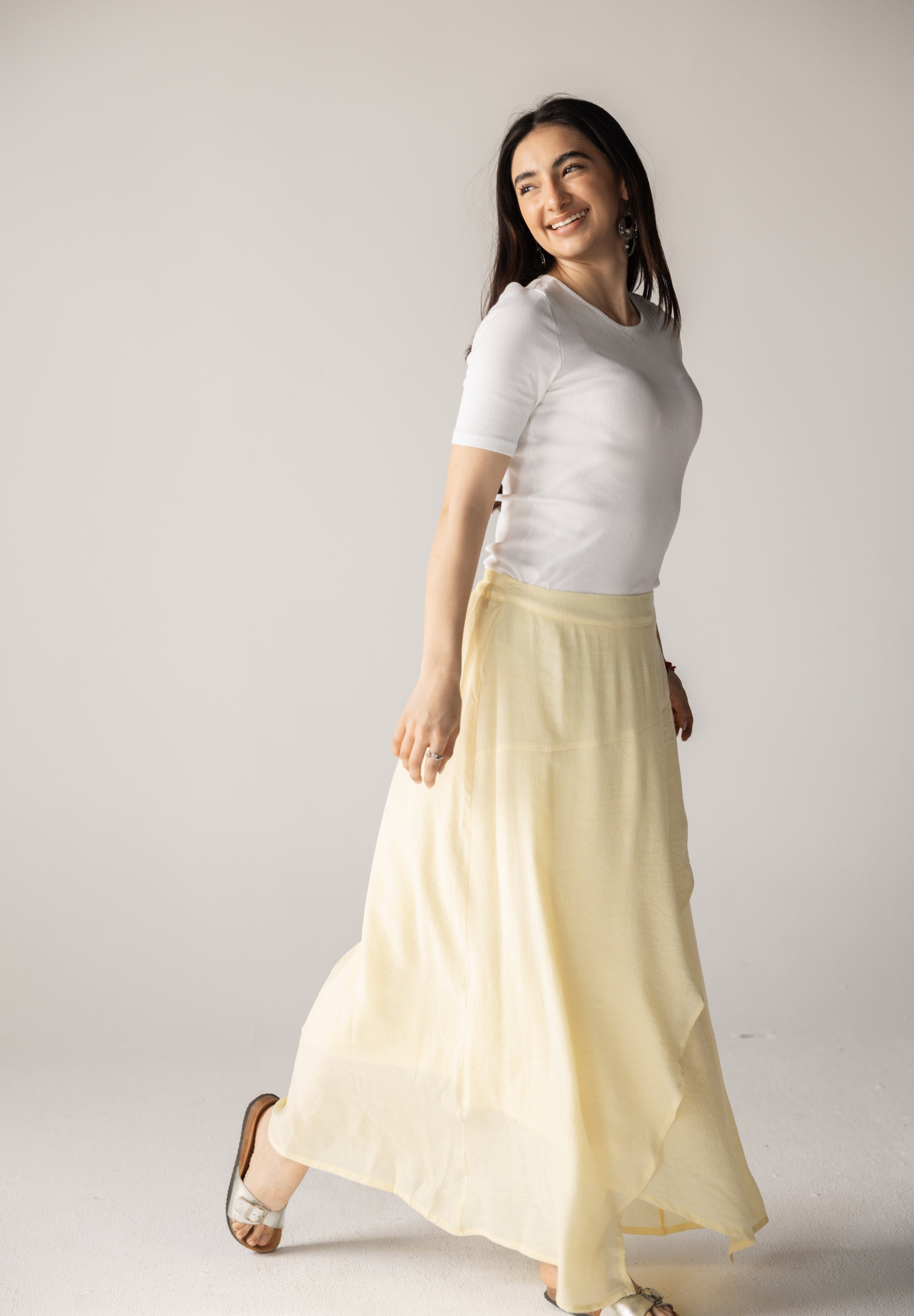 Seashell Skirt Butter Yellow - AB ESSENTIALS