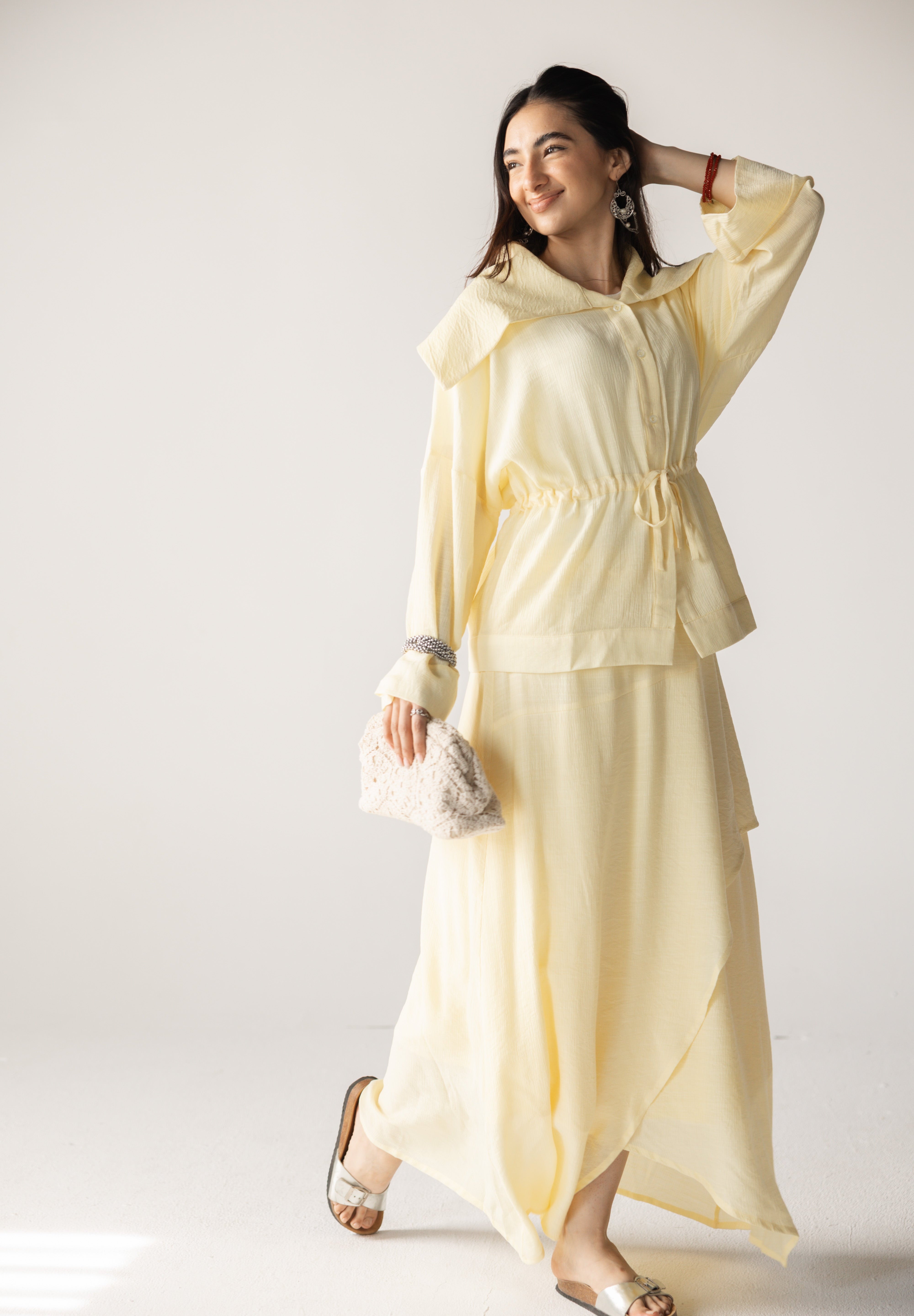 Seashell Skirt Butter Yellow - AB ESSENTIALS