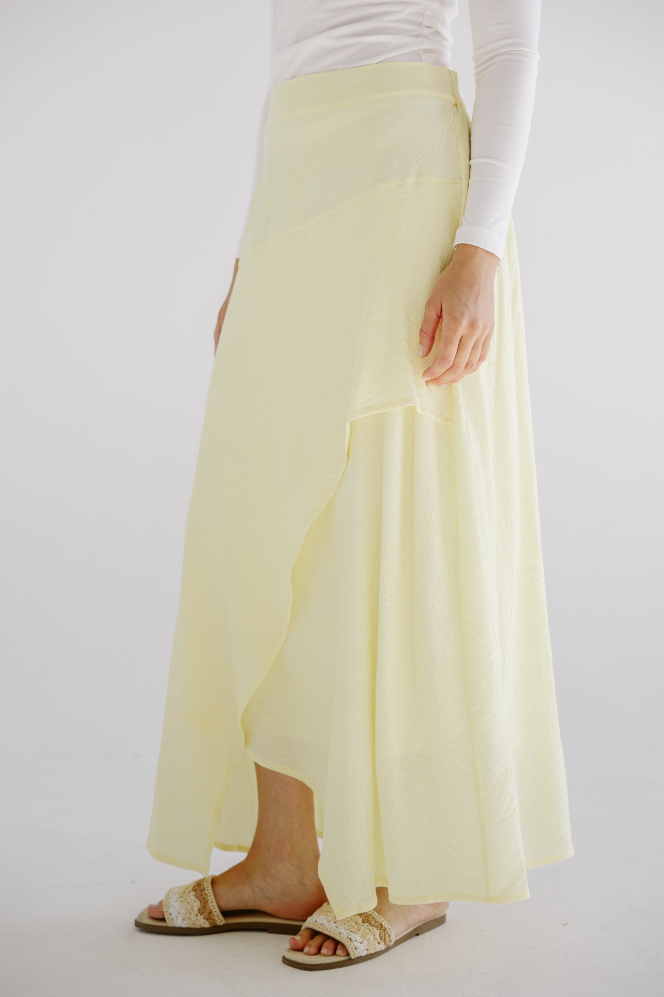 Seashell Skirt Butter Yellow - AB ESSENTIALS