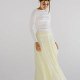 Seashell Skirt Butter Yellow - AB ESSENTIALS