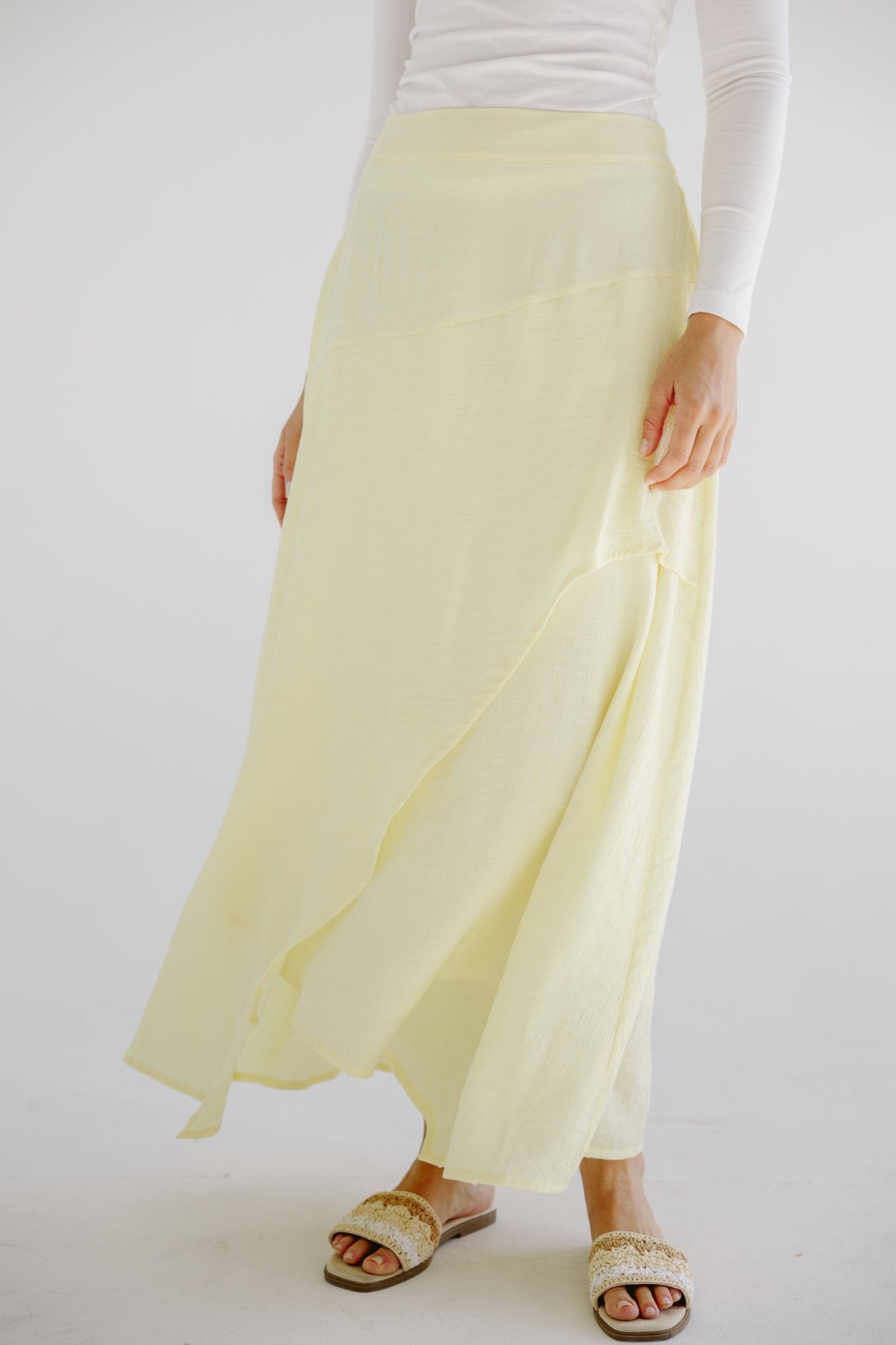Seashell Skirt Butter Yellow - AB ESSENTIALS