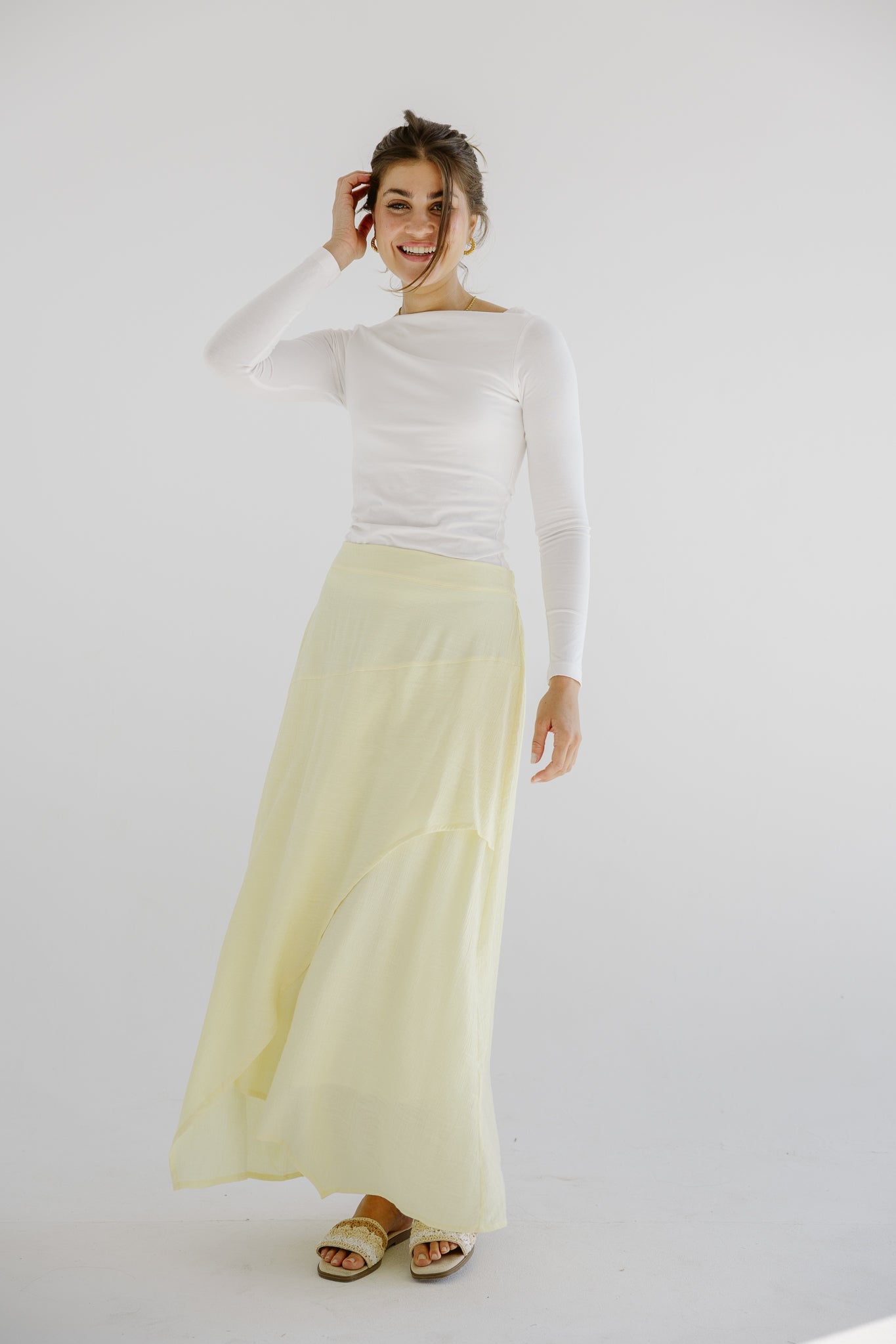 Seashell Skirt Butter Yellow - AB ESSENTIALS