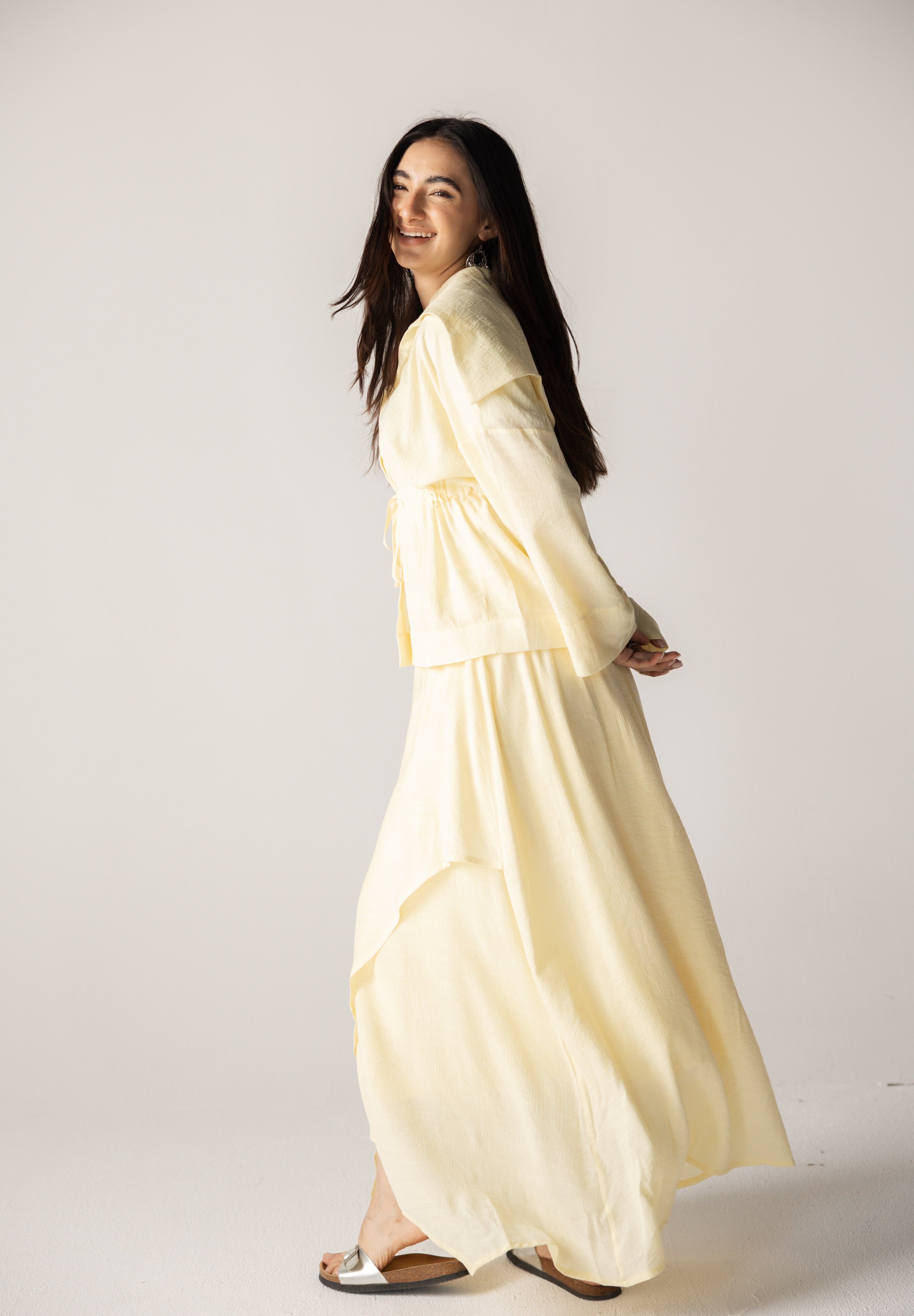Seashell Skirt Butter Yellow - AB ESSENTIALS