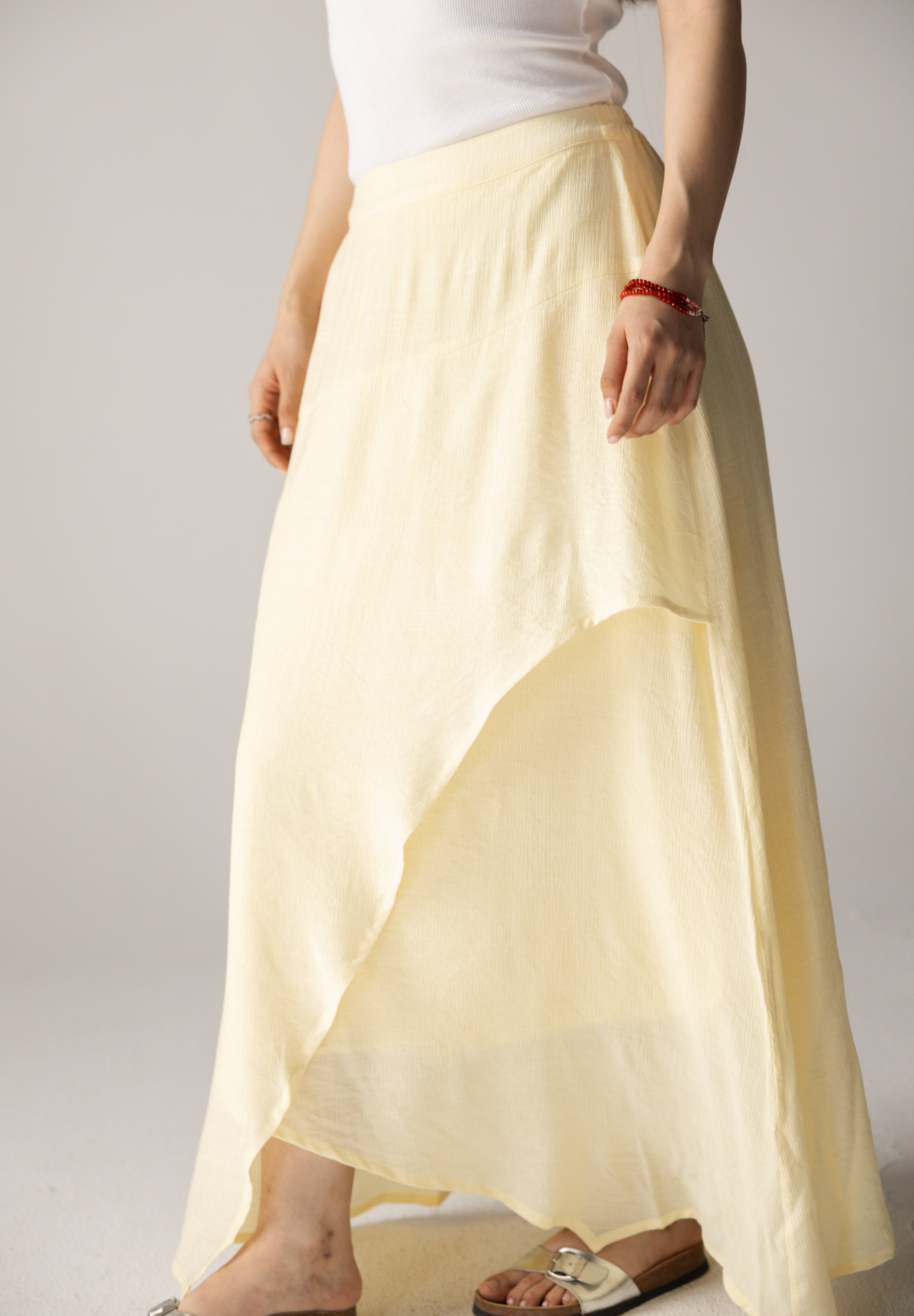 Seashell Skirt Butter Yellow - AB ESSENTIALS