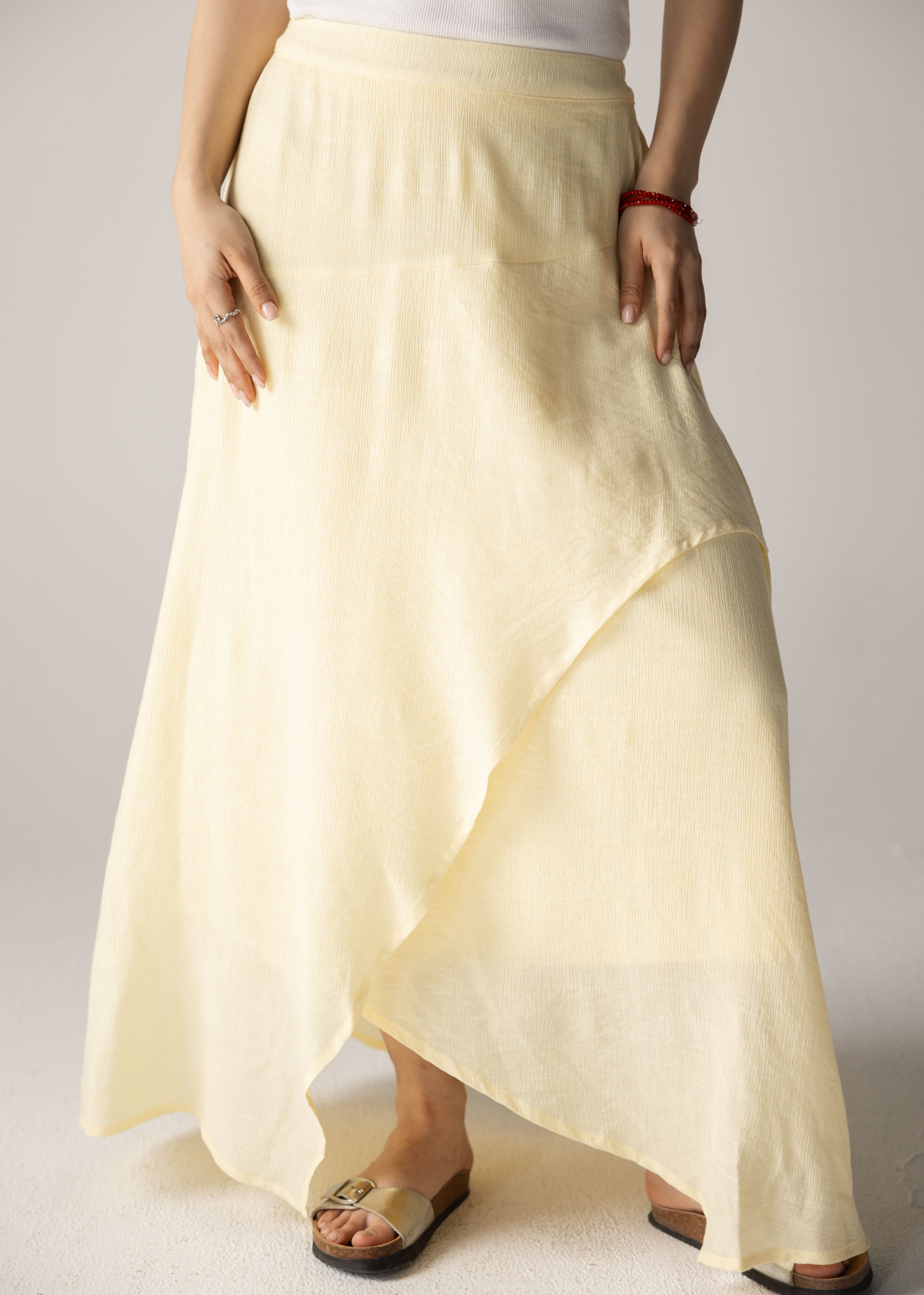 Seashell Skirt Butter Yellow - AB ESSENTIALS