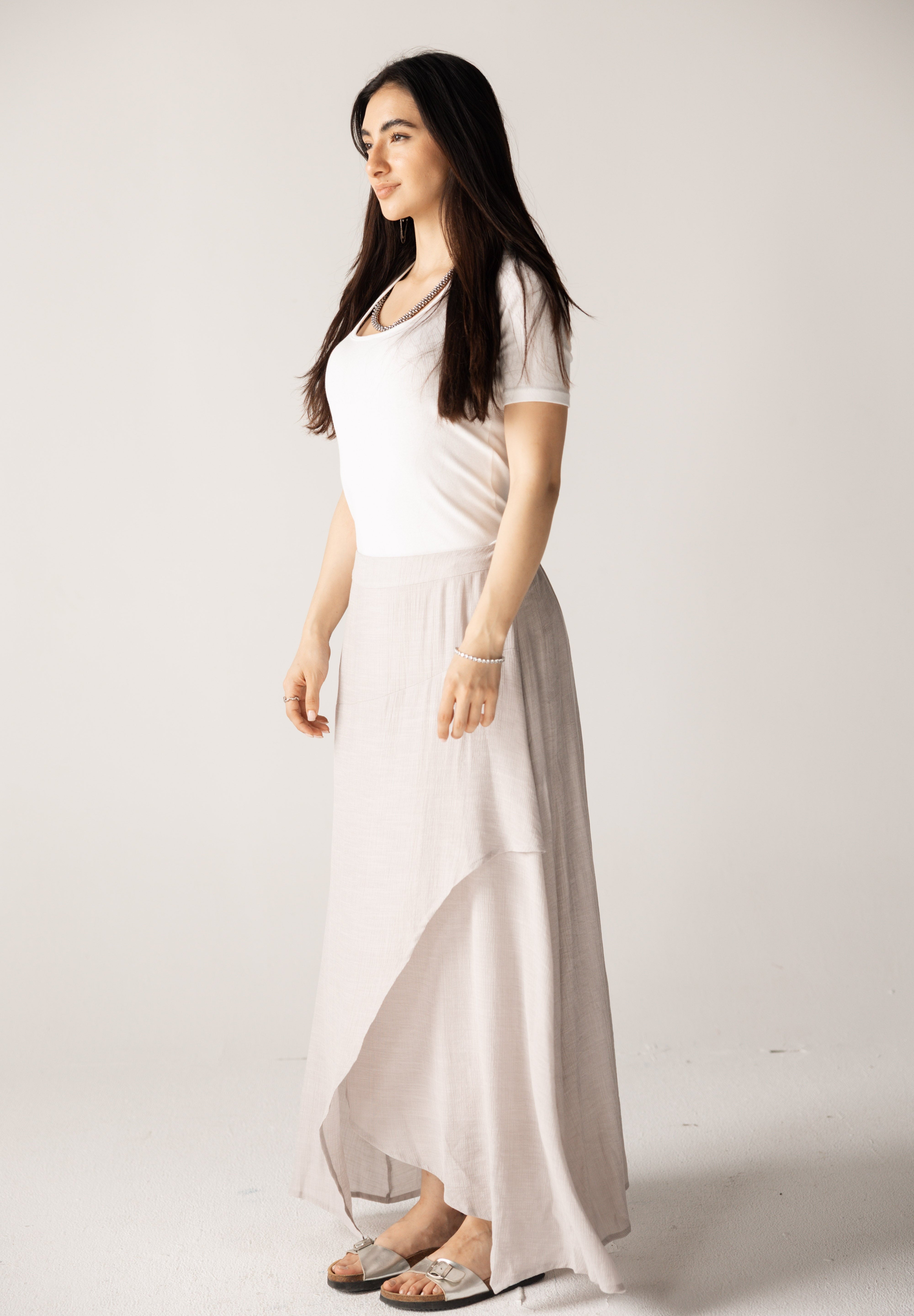 Seashell Skirt Silver - AB ESSENTIALS