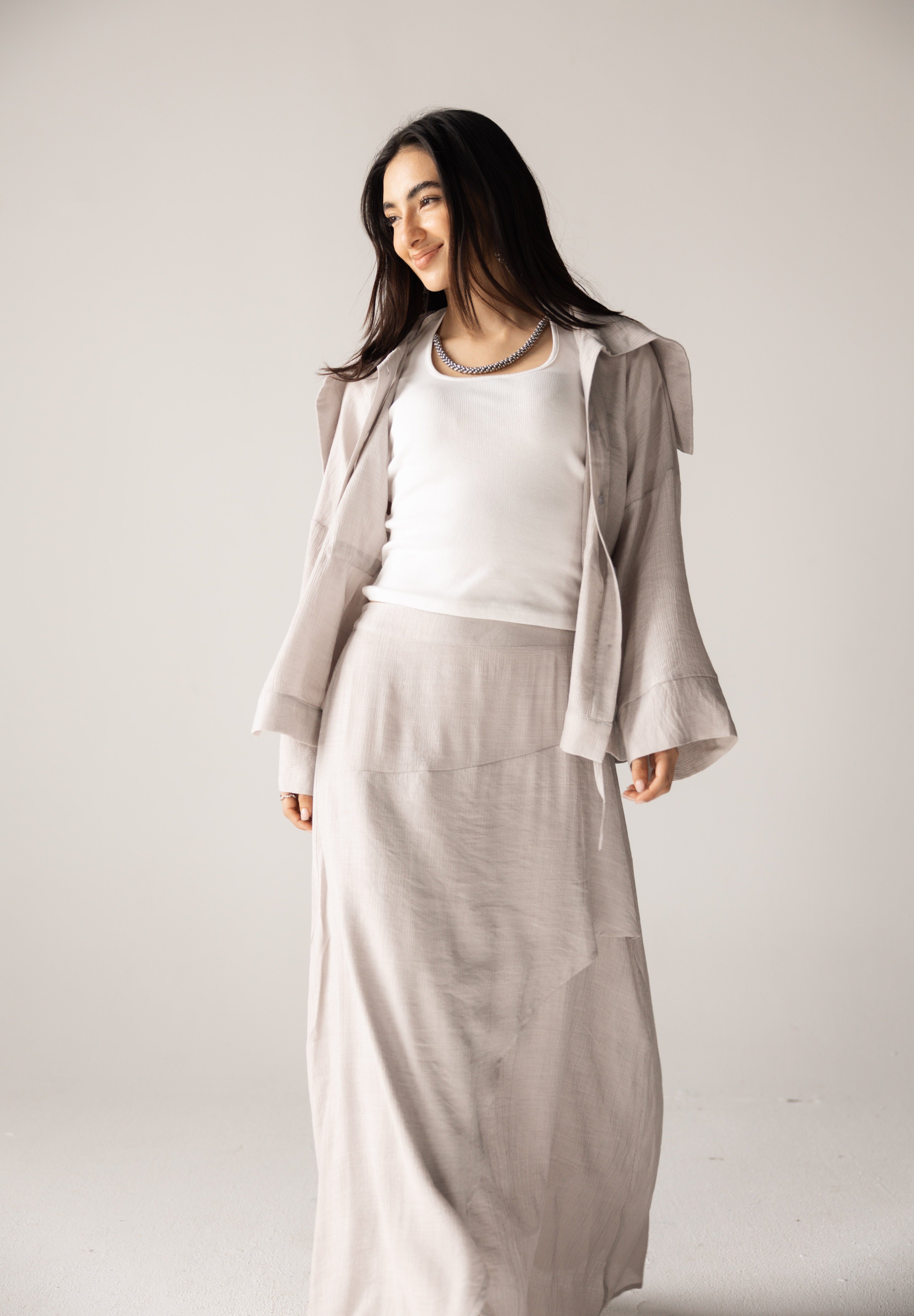 Seashell Skirt Silver - AB ESSENTIALS