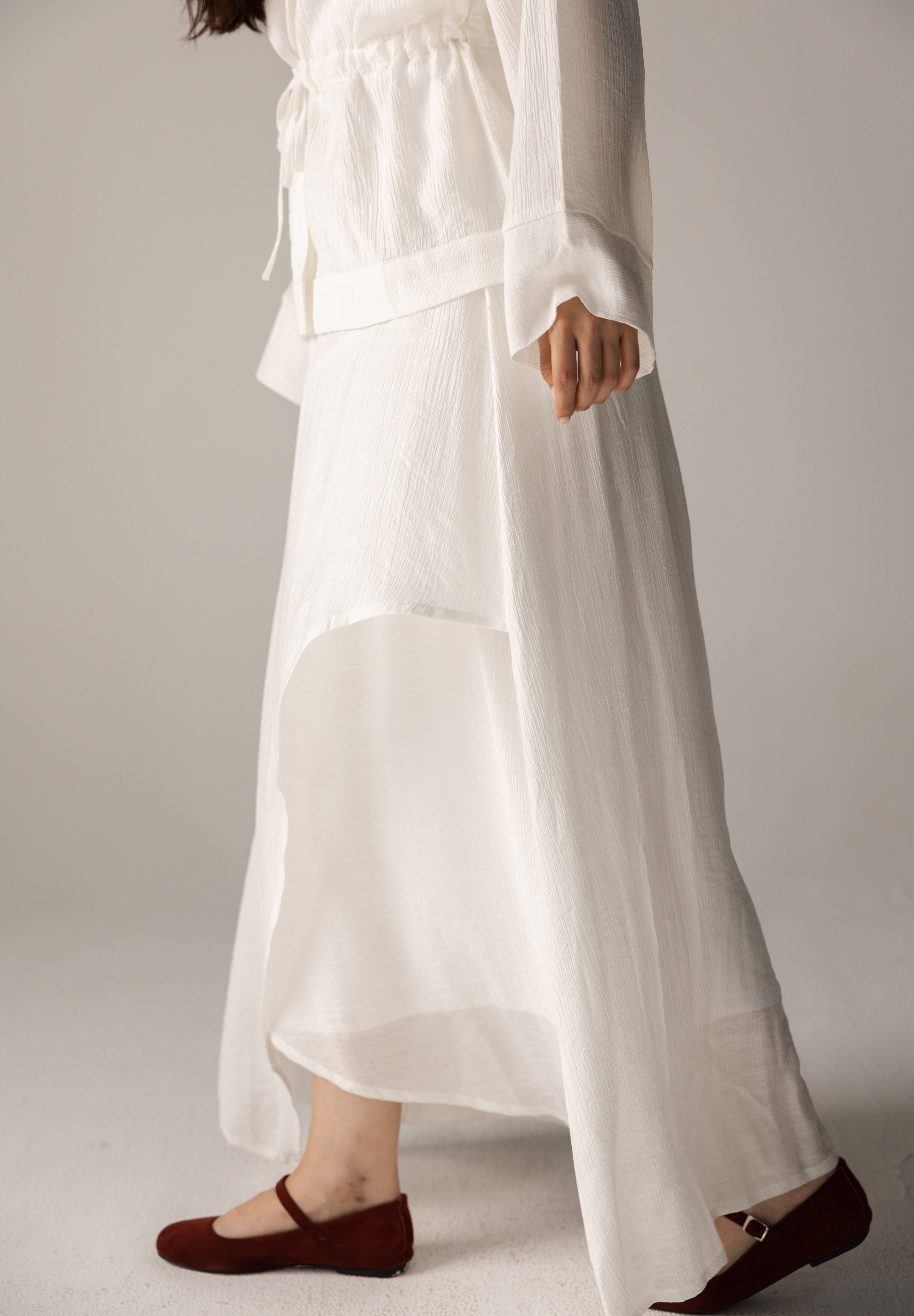 Seashell Skirt White - AB ESSENTIALS
