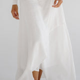 Seashell Skirt White - AB ESSENTIALS