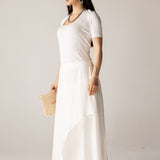 Seashell Skirt White - AB ESSENTIALS