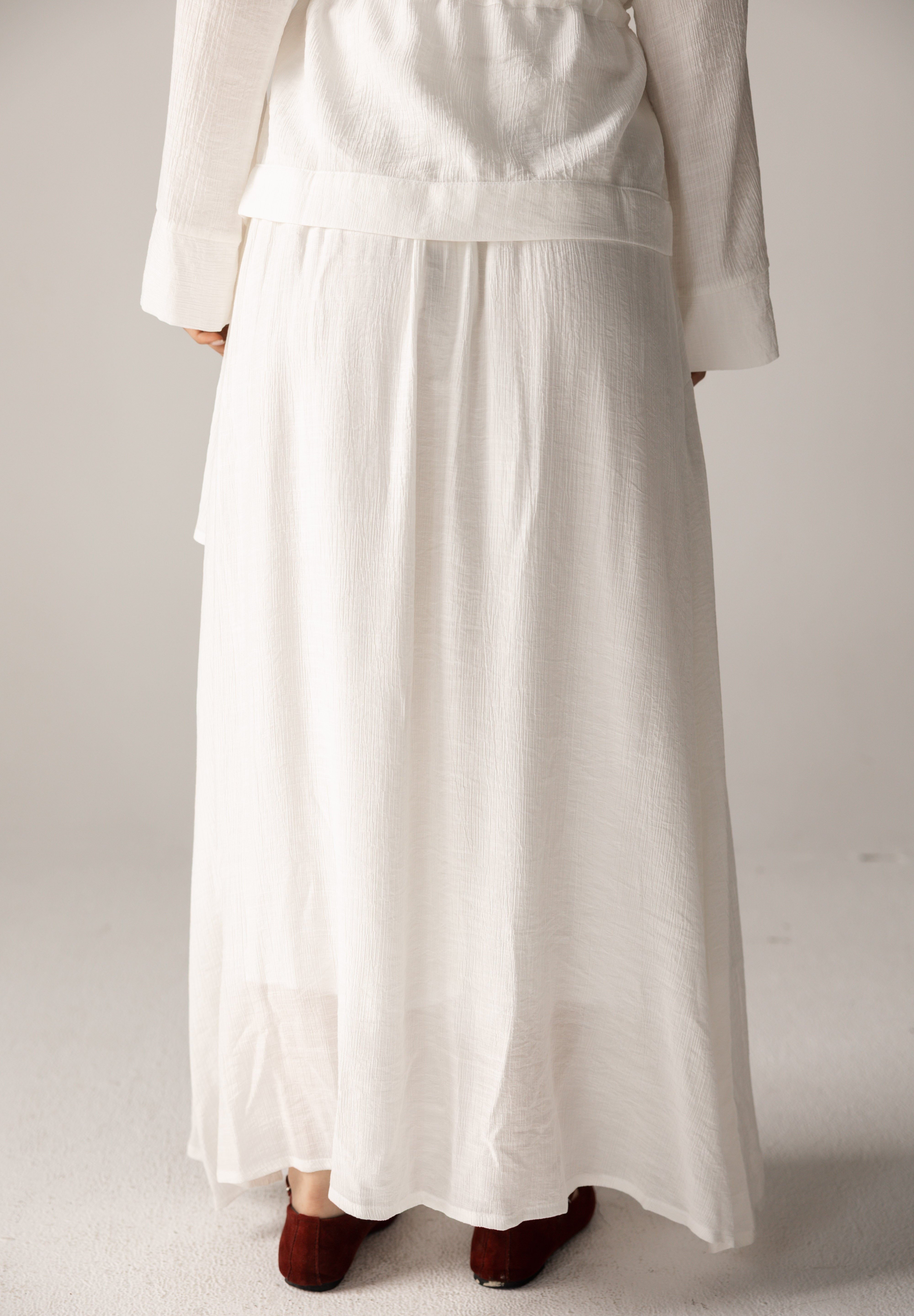 Seashell Skirt White - AB ESSENTIALS