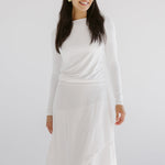 Seashell Skirt White - AB ESSENTIALS