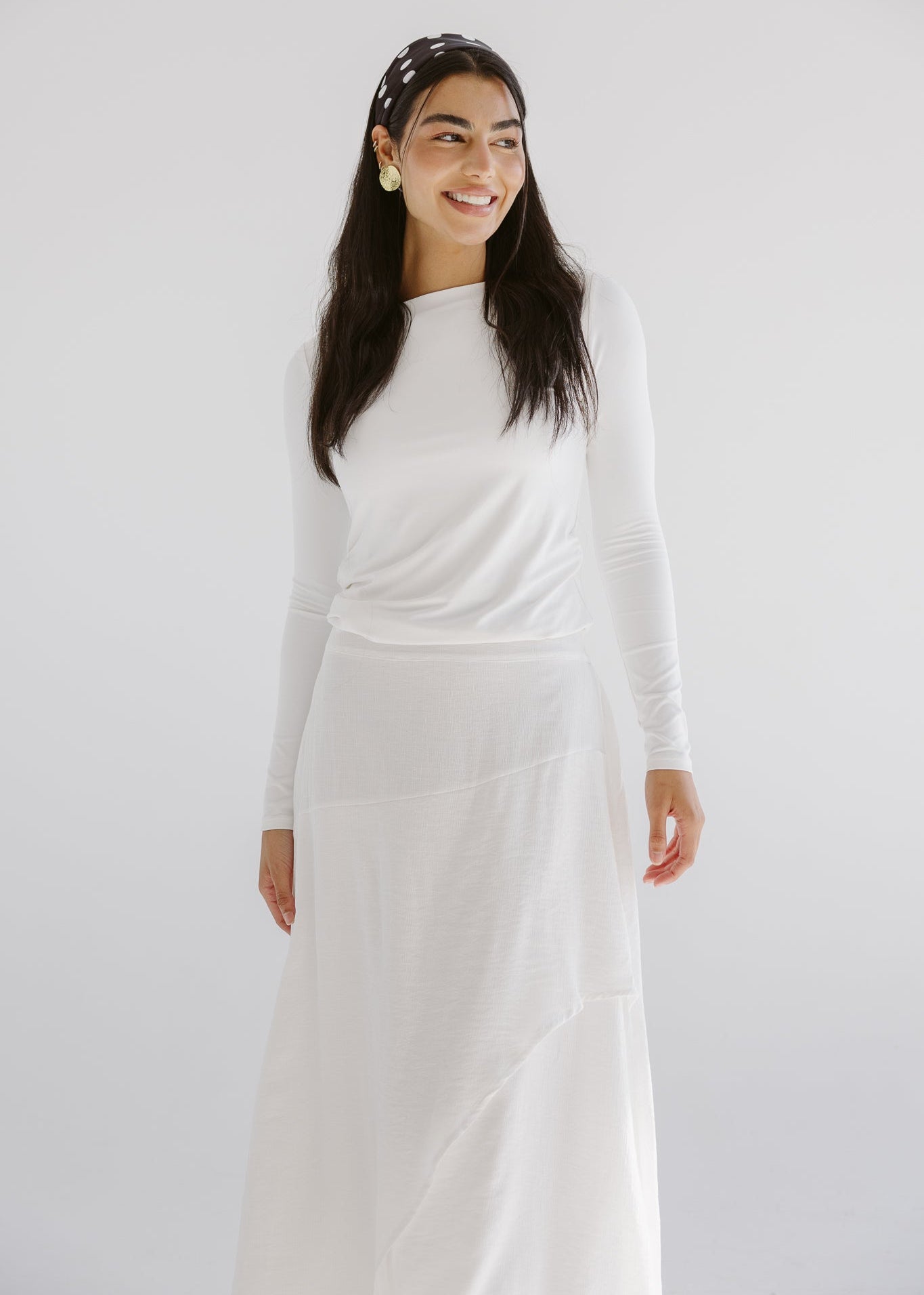 Seashell Skirt White - AB ESSENTIALS