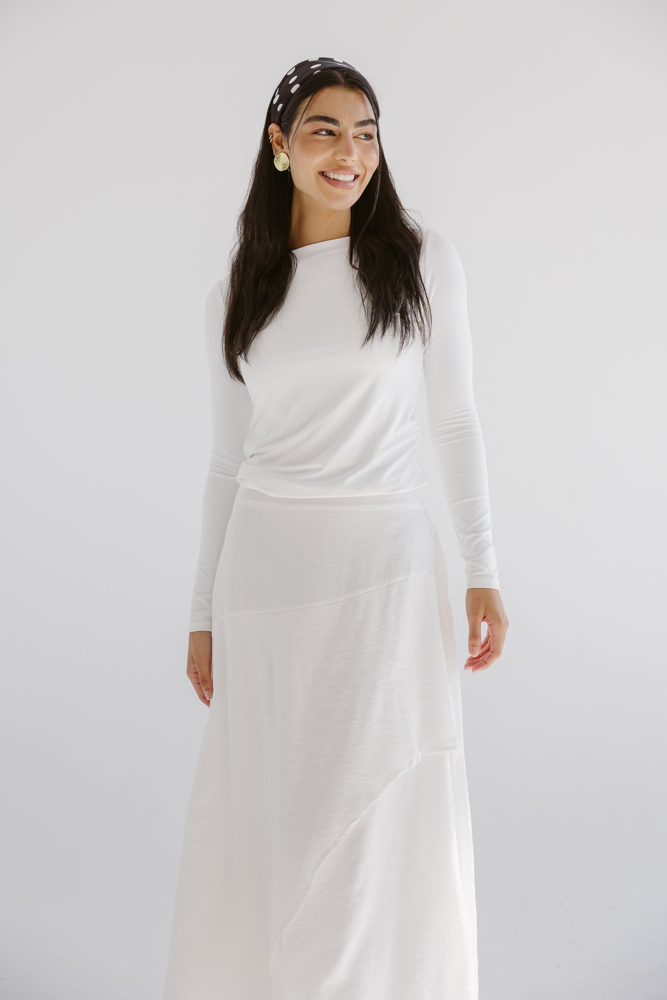 Seashell Skirt White - AB ESSENTIALS