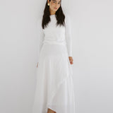 Seashell Skirt White - AB ESSENTIALS