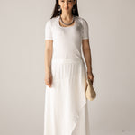 Seashell Skirt White - AB ESSENTIALS