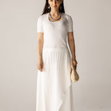 Seashell Skirt White - AB ESSENTIALS
