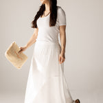 Seashell Skirt White - AB ESSENTIALS