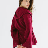 Seashell Top Burgundy - AB ESSENTIALS