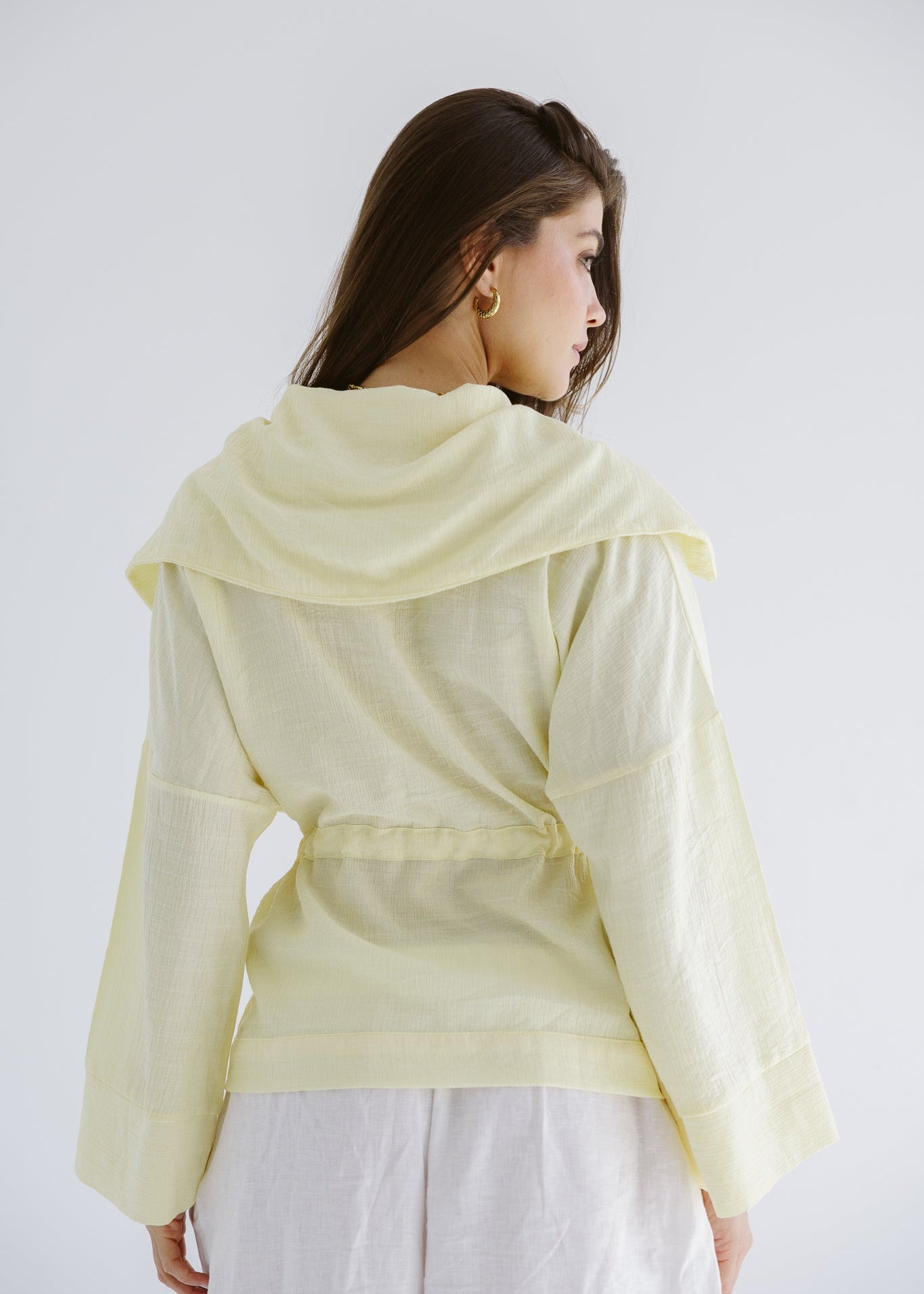 Seashell Top Butter Yellow - AB ESSENTIALS