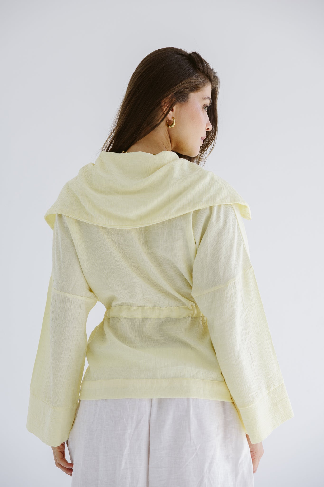 Seashell Top Butter Yellow - AB ESSENTIALS