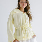 Seashell Top Butter Yellow - AB ESSENTIALS