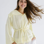 Seashell Top Butter Yellow - AB ESSENTIALS