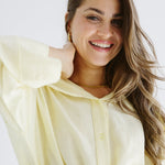 Seashell Top Butter Yellow - AB ESSENTIALS