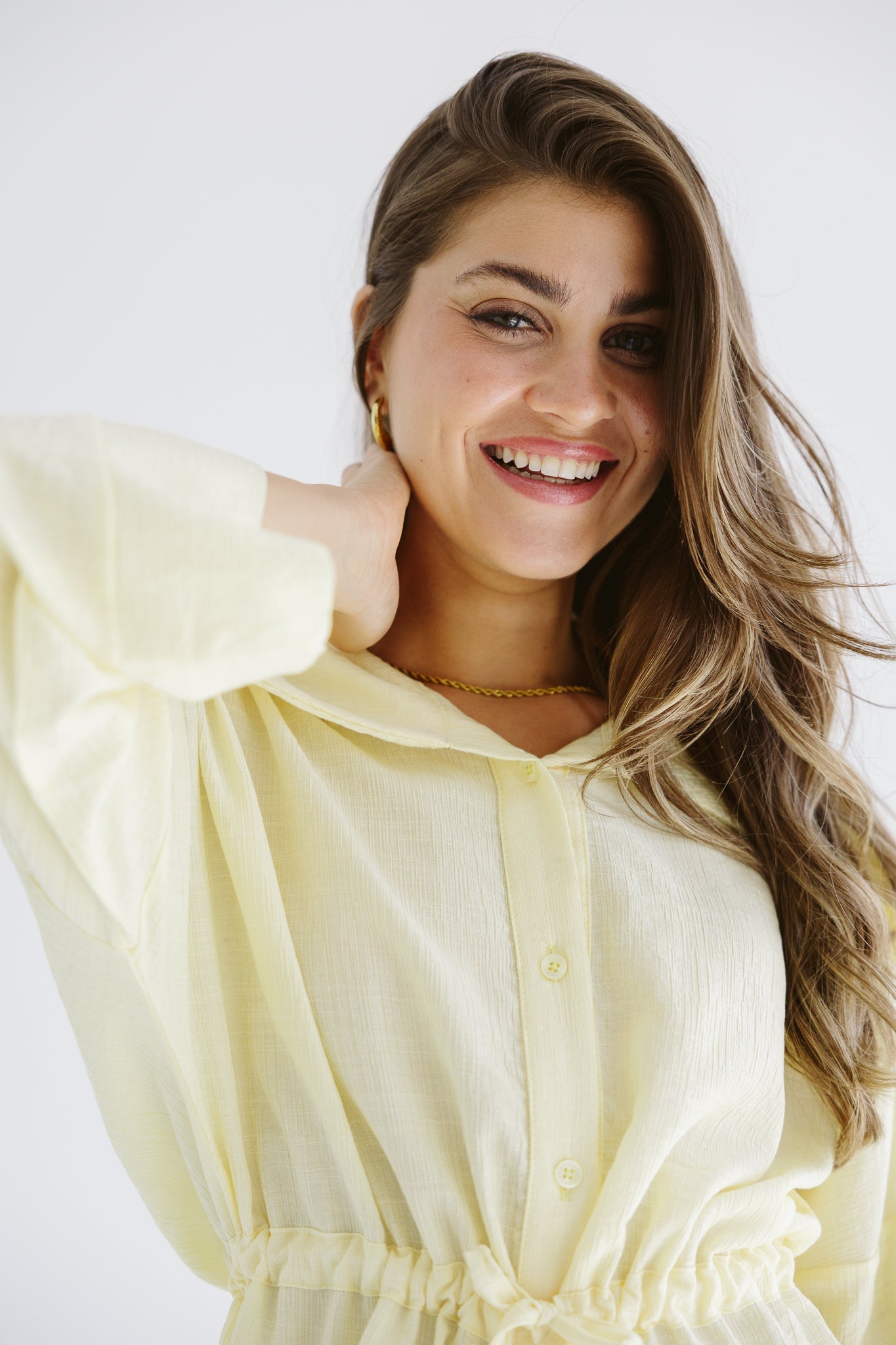 Seashell Top Butter Yellow - AB ESSENTIALS