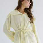 Seashell Top Butter Yellow - AB ESSENTIALS