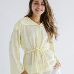 Seashell Top Butter Yellow - AB ESSENTIALS