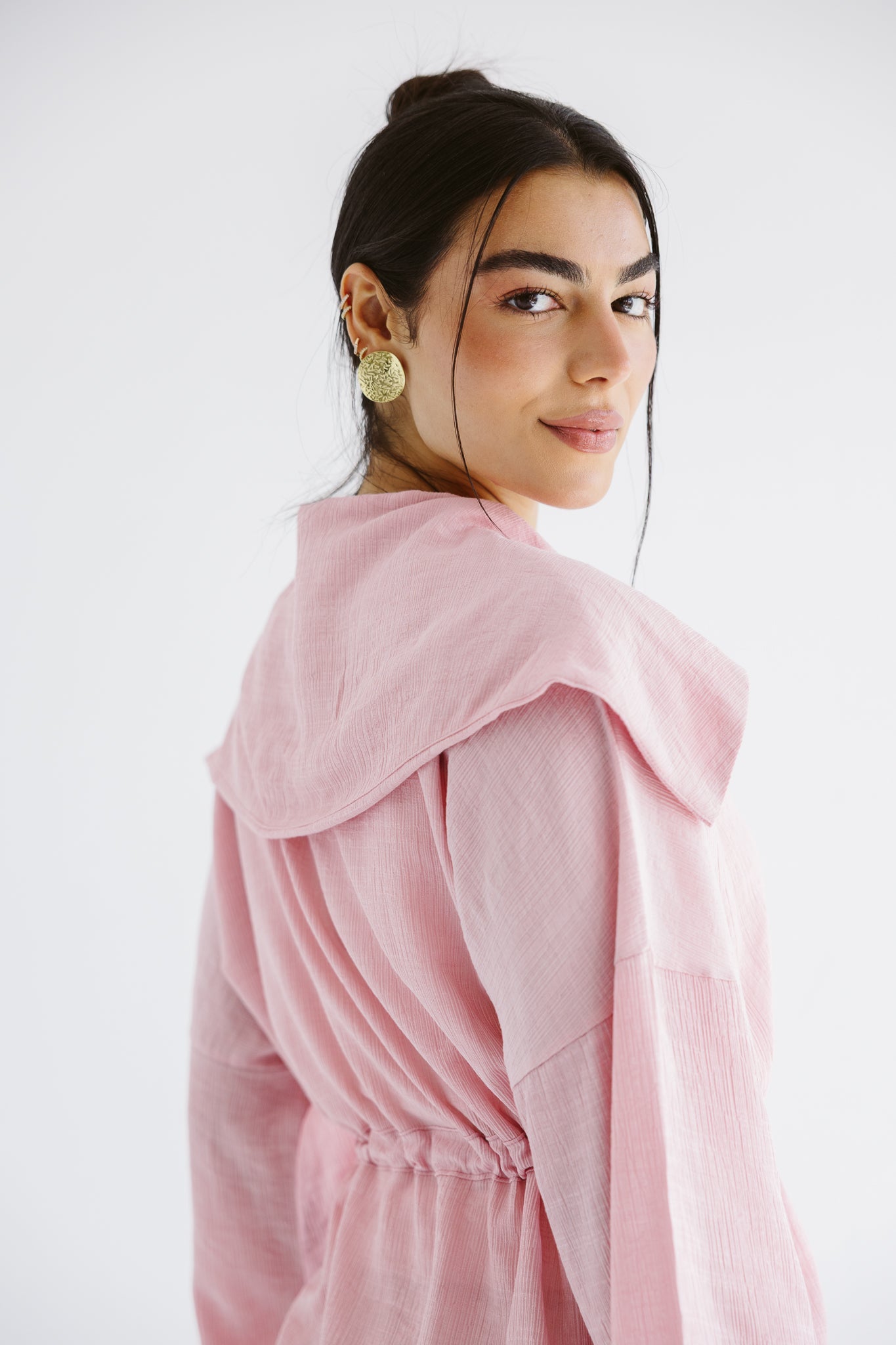 Seashell Top Powder Pink - AB ESSENTIALS