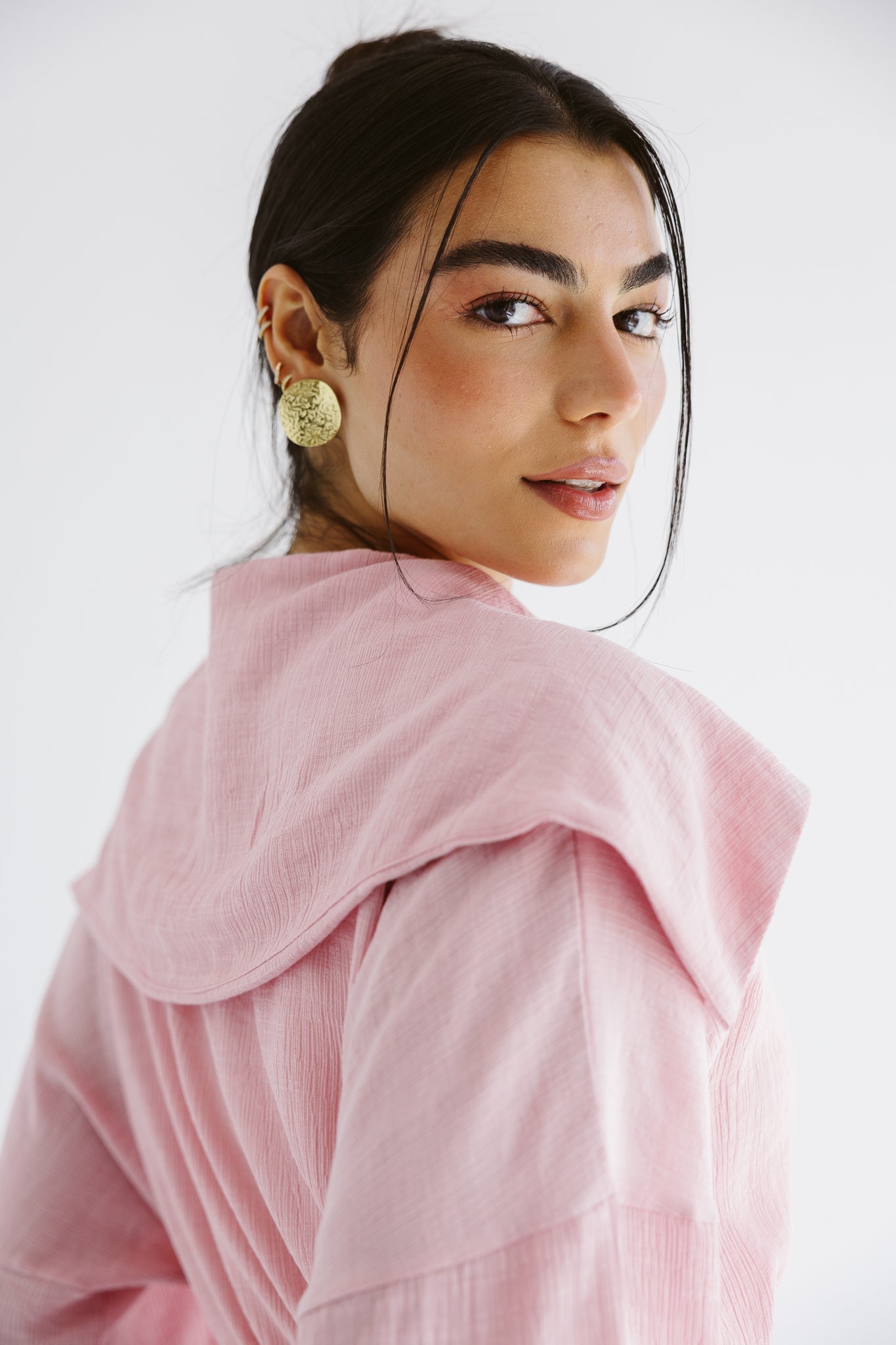 Seashell Top Powder Pink - AB ESSENTIALS