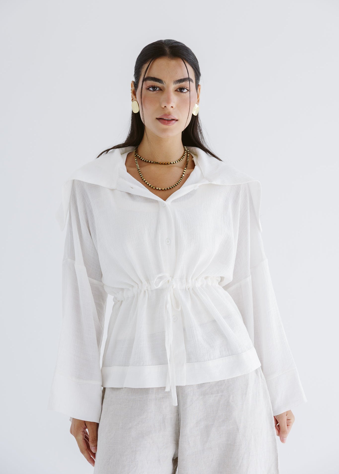 Seashell Top White - AB ESSENTIALS