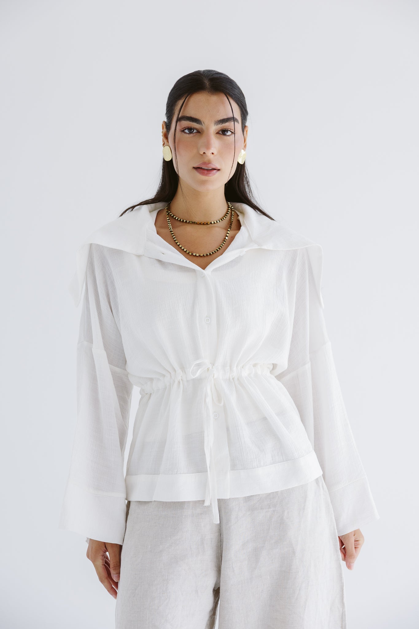 Seashell Top White - AB ESSENTIALS