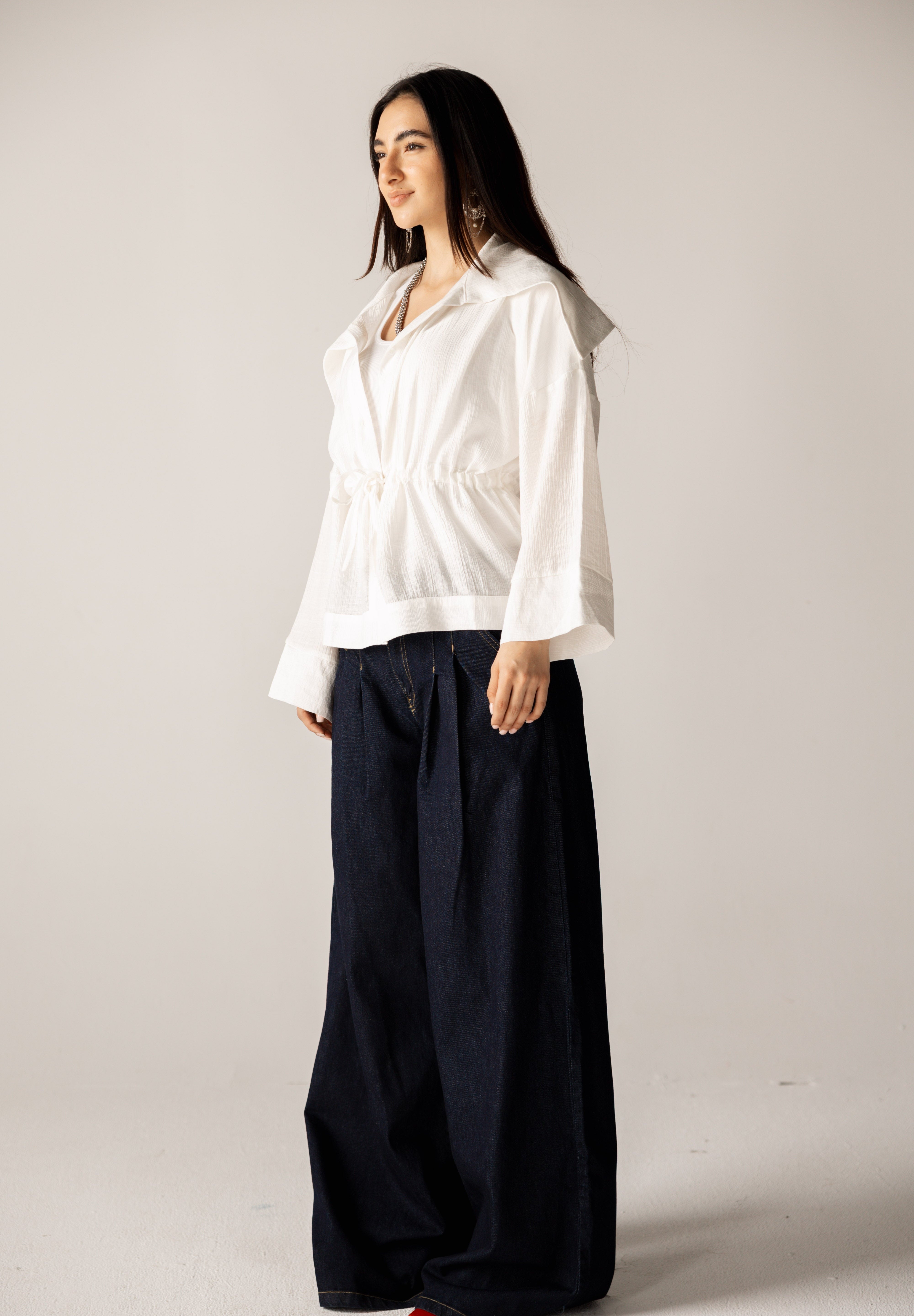 Seashell Top White - AB ESSENTIALS