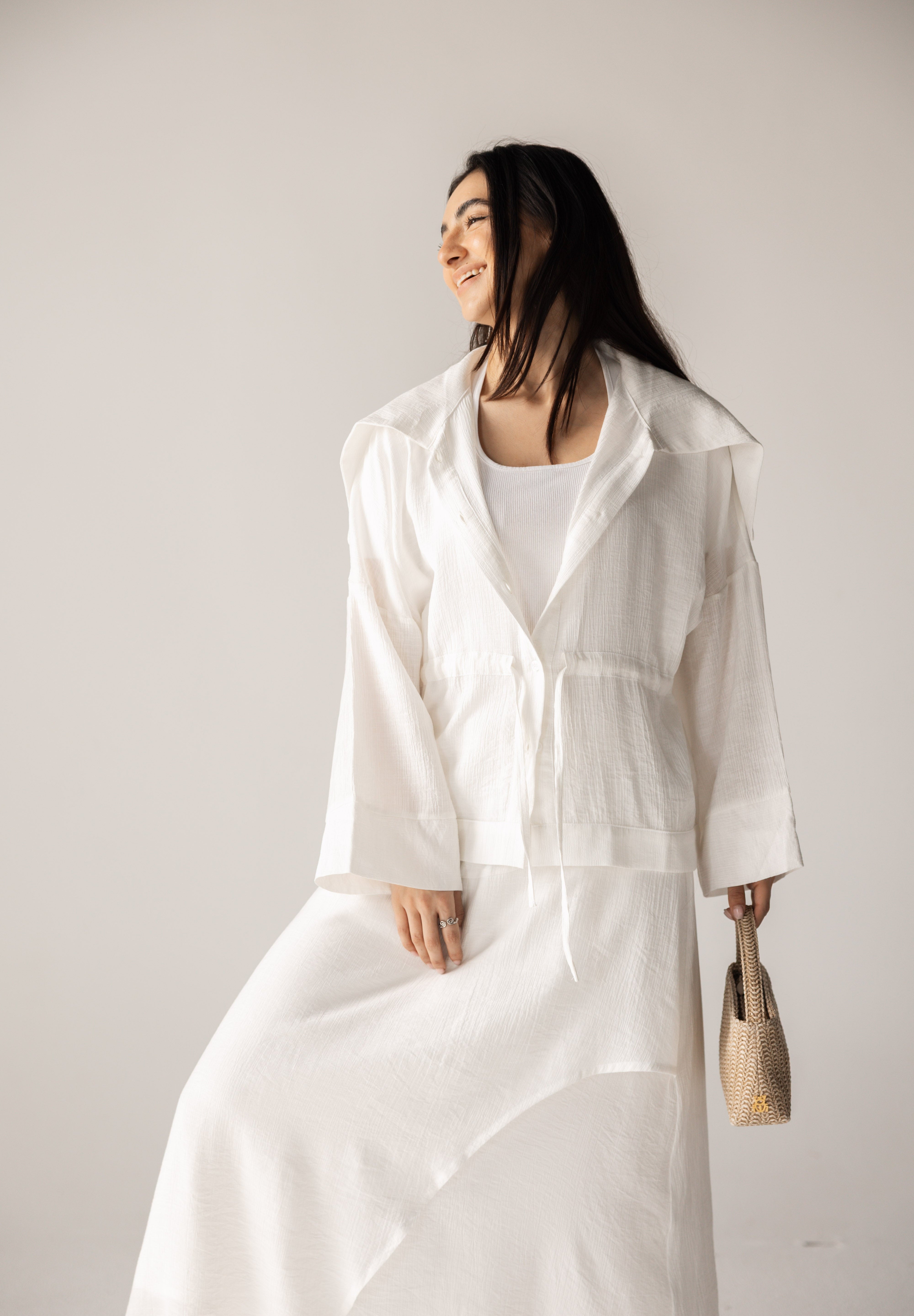 Seashell Top White - AB ESSENTIALS