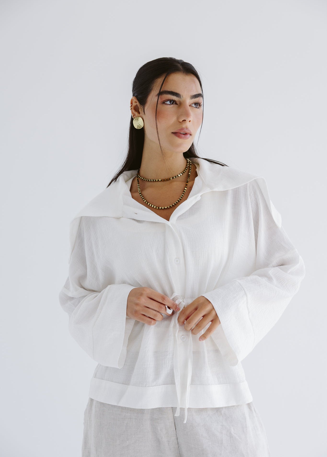 Seashell Top White - AB ESSENTIALS