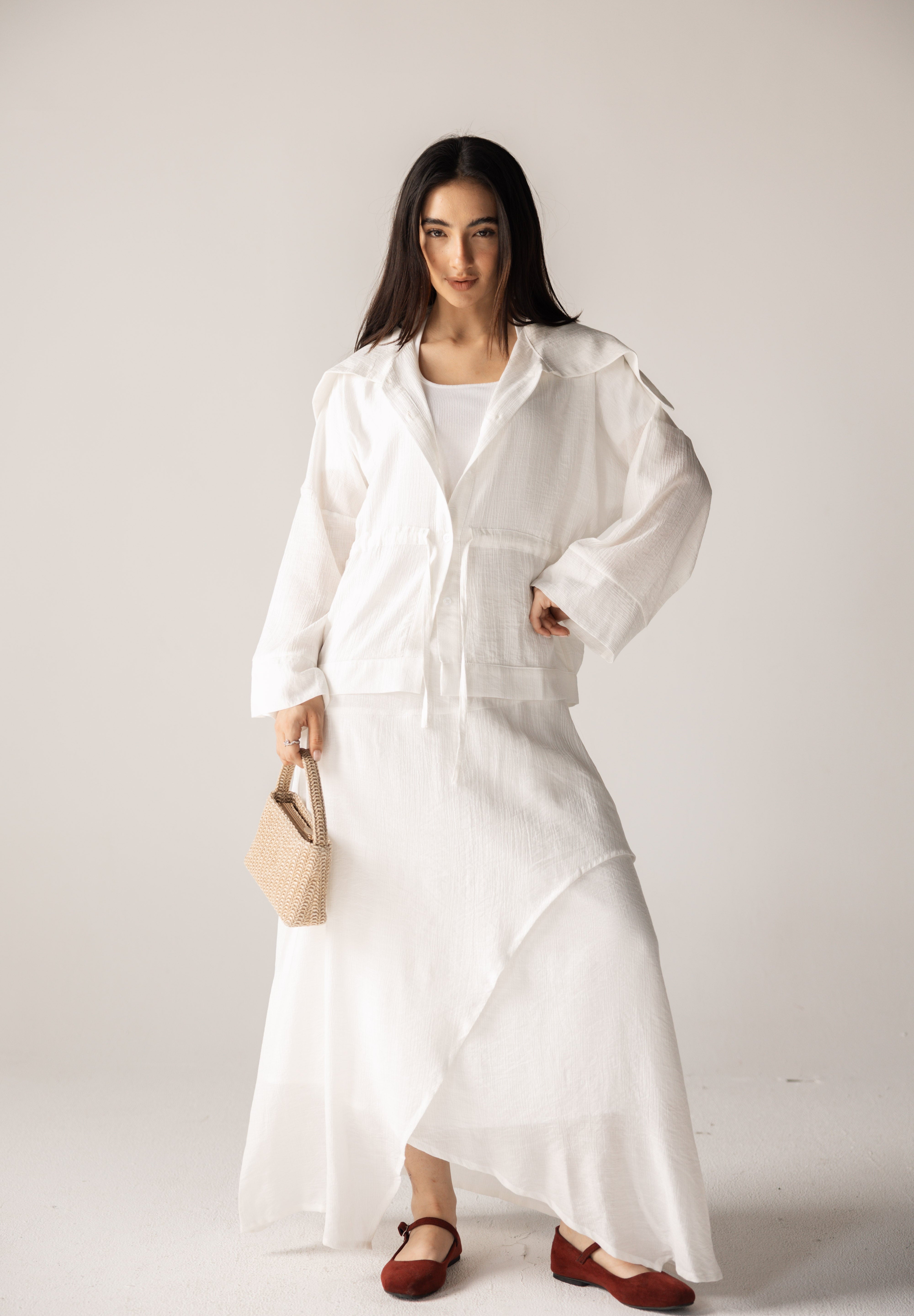 Seashell Top White - AB ESSENTIALS