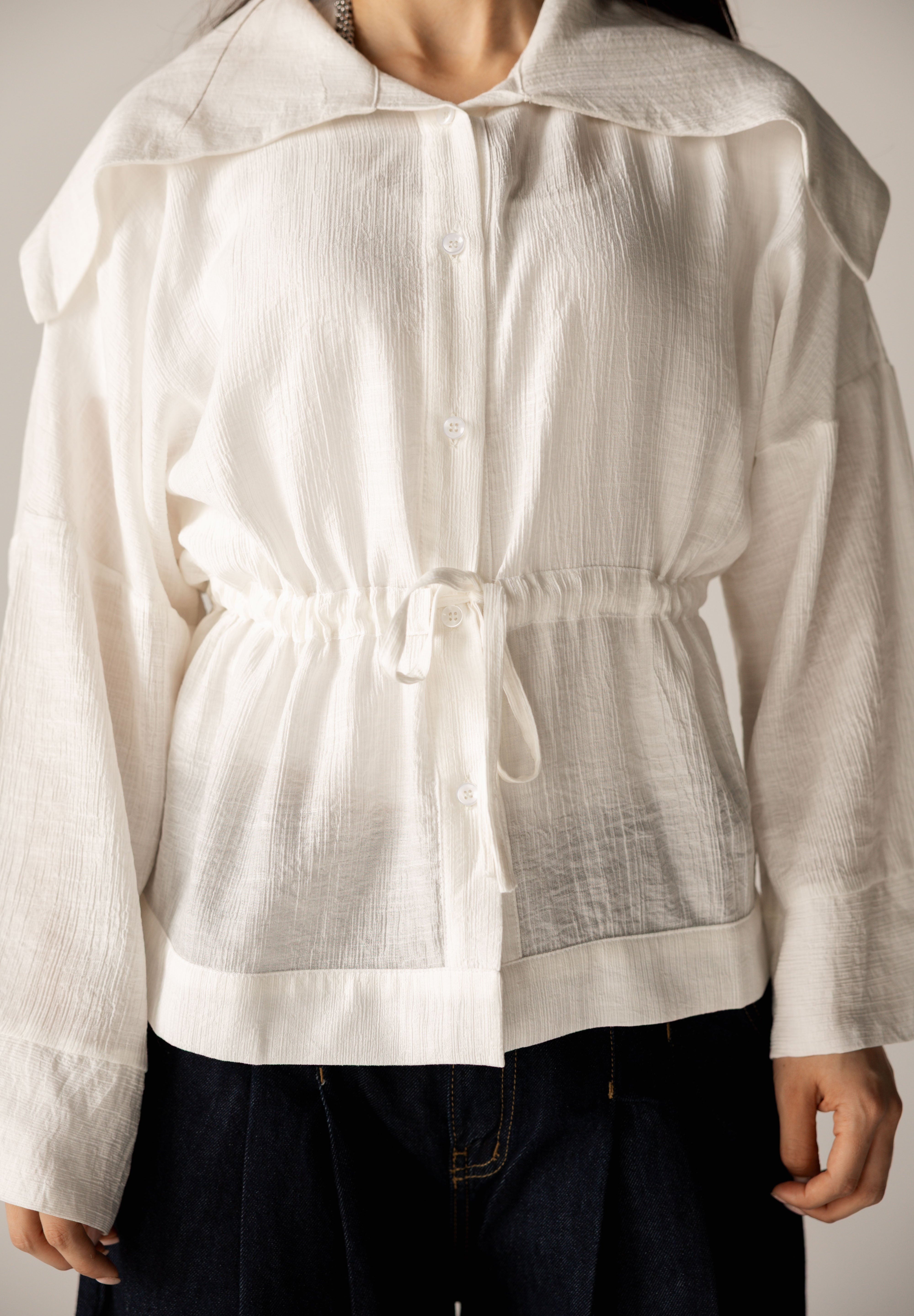 Seashell Top White - AB ESSENTIALS