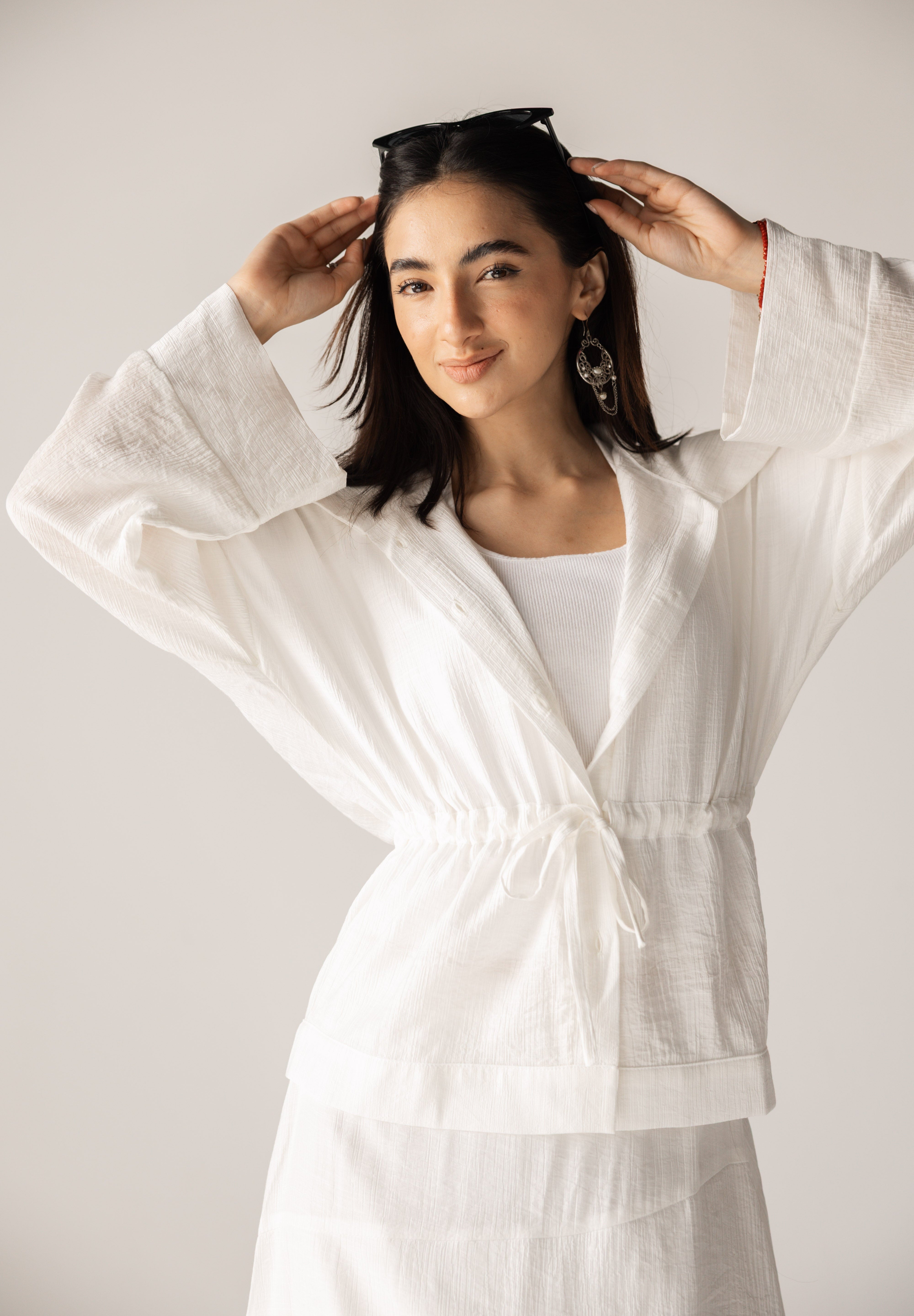 Seashell Top White - AB ESSENTIALS