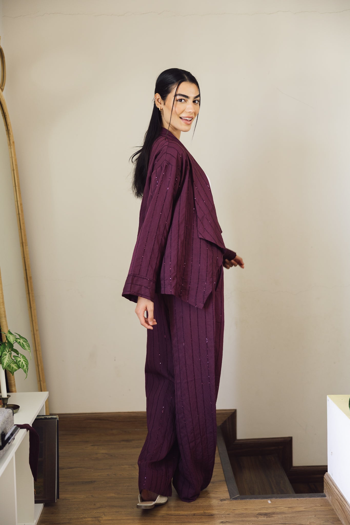 Shine On Set Burgundy - AB ESSENTIALS