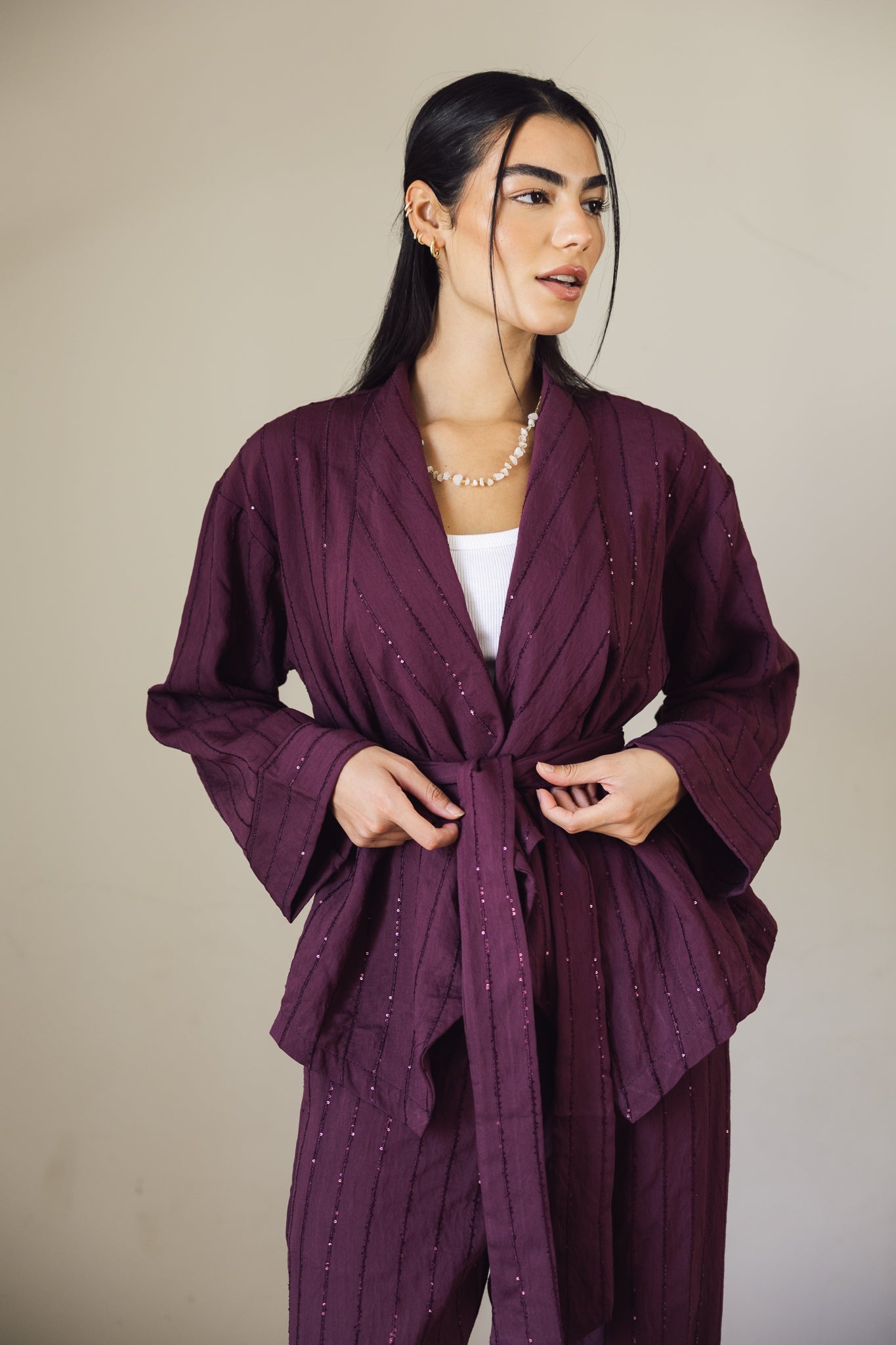 Shine On Set Burgundy - AB ESSENTIALS