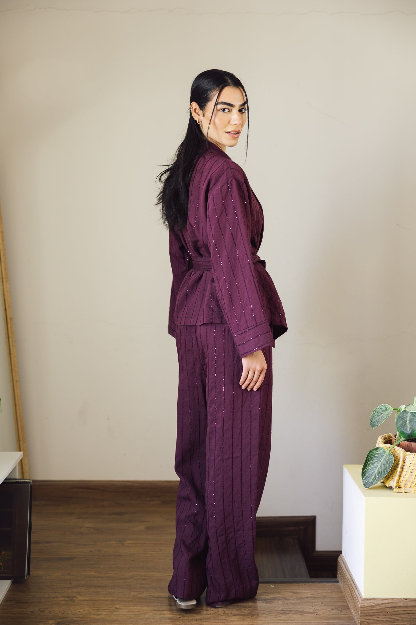 Shine On Set Burgundy - AB ESSENTIALS